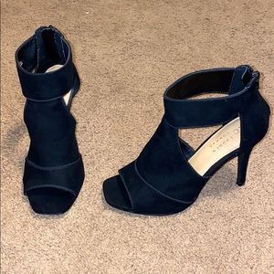 Black Open Sided Heels